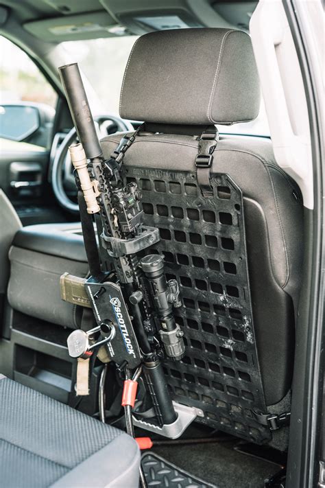 Grey Man Tactical Vehicle Rifle Rack 1525 X 25 Rigid Molle Panel