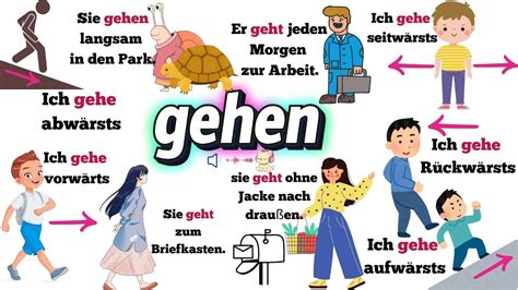 Mastering The German Verb Gehen Simple Sentences For Daily Use Youtube