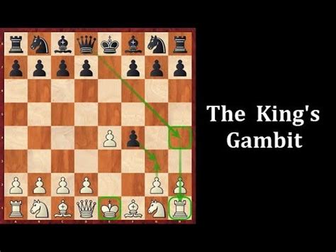 Chess Openings The King S Gambit Youtube