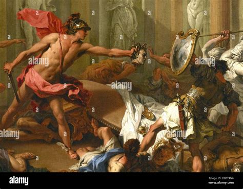 Perseus Medusa And Phineus Stock Photo Alamy