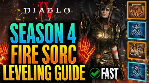 Diablo 4 Best Sorcerer Leveling Build Guide Level 1 50 Season 4