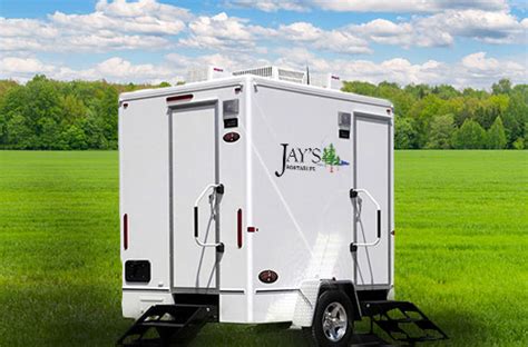 8ft Porta Lisa Restroom Trailer - Jay's Portables