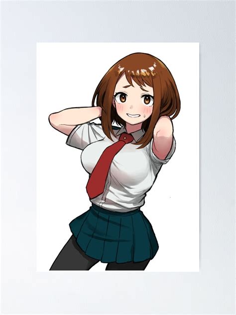 Ochaco Uraraka Poster For Sale By Chochair Redbubble