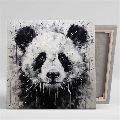 Panda Wall Art, Canvas or Poster, Panda Wall Decor, Panda Print, Panda ...