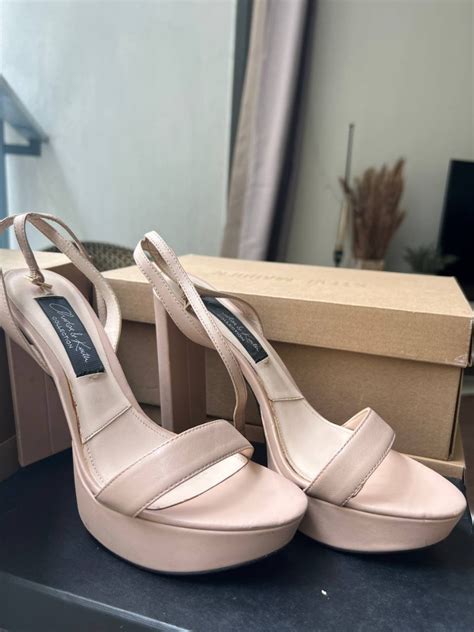 Charles Keith Nude Women S Fashion Footwear Heels On Carousell