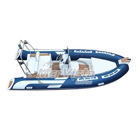 16FT Rib480 PVC Hypalon Fiberglass Rigid Hull Inflatable Boat For