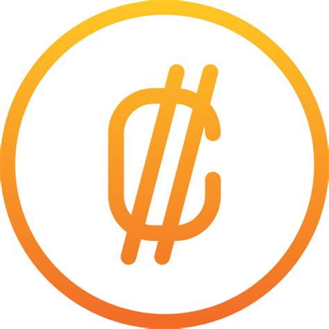 colon generic gradient outline icon