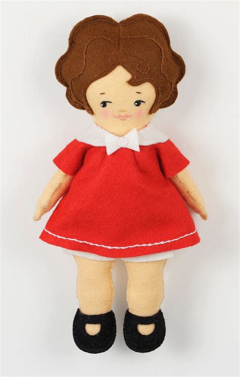 Easy Felt Doll Pdf Pattern Betsy Instant Download Etsy Felt Doll