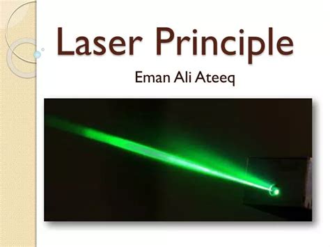 Ppt Laser Principle Powerpoint Presentation Free Download Id1586531