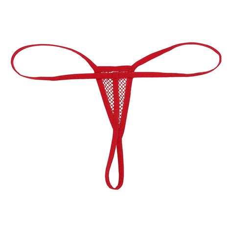 Women Crotchless G String Knickers Lingerie Thongs Briefs T Back