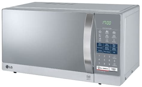 Microondas LG 30L Easy Clean Prata E Espelhado Grill MH7057Q A