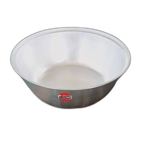 Polished Silver Aluminium Basrai Bowl Size Inch At Rs Kg In Shapar