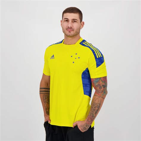 Adidas Cruzeiro Yellow Training Jersey Futfanatics