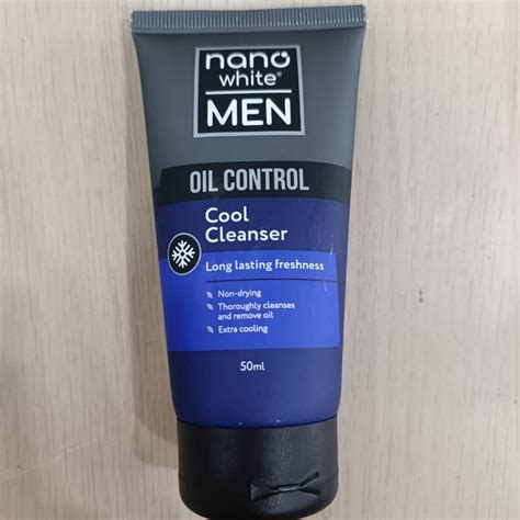 Nano White Men Oil Control Cool Cleanser 50ml 100ml Shopee Malaysia