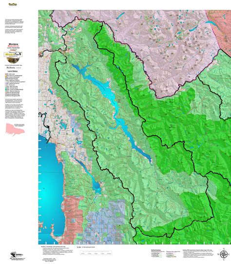 Montana Moose District Land Ownership Maps - Hunt Data