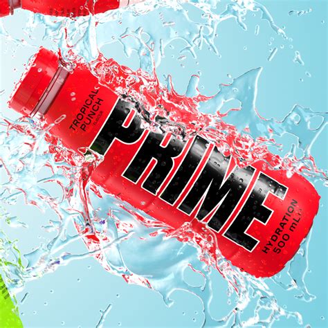 Prime Hydration Drink Tropical Punch Flavour 500ml Click Cuisine