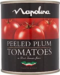 Napolina Peeled Plum Tomatoes In Tomato Juice 400g Amazon Co Uk