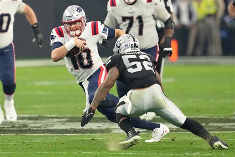 Morse Week Patriots Preview Las Vegas Raiders