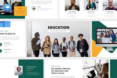 Education Online Course Keynote Template Presentation Templates