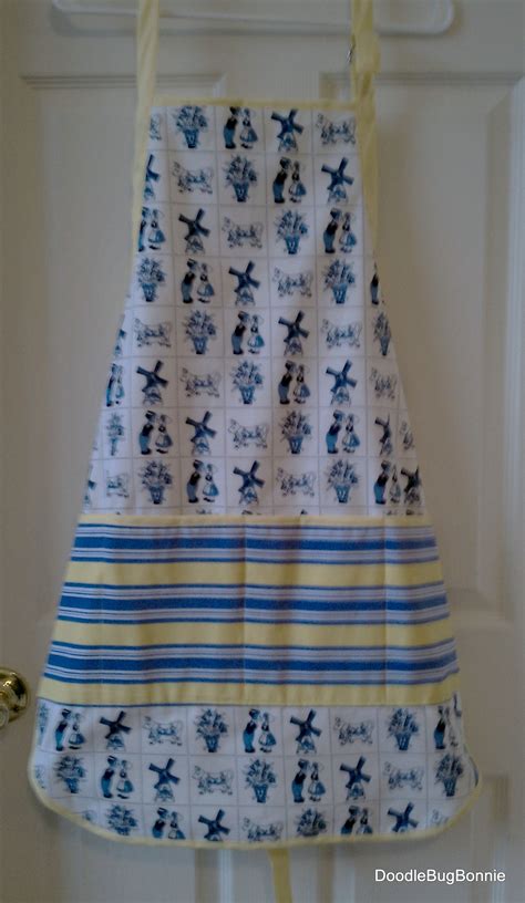 Dutch Apron With Authentic Fabric From The Netherlands