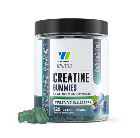 Natural Flavor Creatine Gummies Energy Supplement For Adults Support