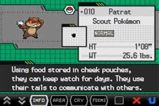 Pokemon Black and White Pokedex - Patrat, Watchhog | GamesRadar+