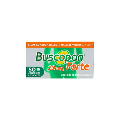 Buscopan Forte 20 Mg 50 Comprimes Crampes Au Ventre Pharmacodel