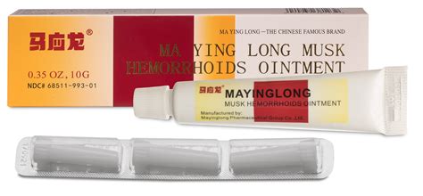 Galleon - Mayinglong Musk Hemorrhoids Ointment Cream - 3PK (US English ...