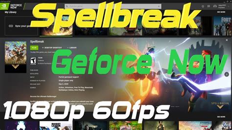 Nvidia Shield Tv Tablet Geforce Now Spellbreak Youtube