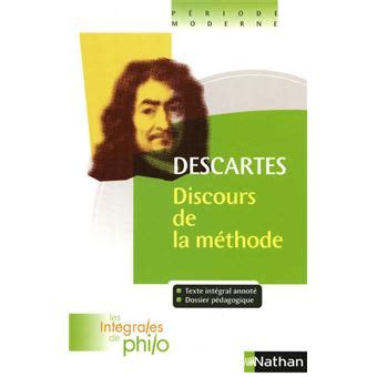 Les intégrales de Philo DESCARTES Discours de la méthode Poche