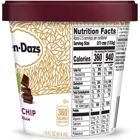 Häagen Dazs Mint Chip Ice Cream 14 Fl Oz Shipt