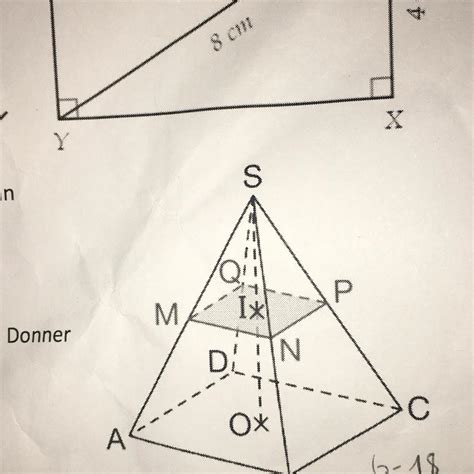 Exercice Section De Solides Sabcd Est Une Pyramide R Guli Re