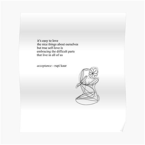 Poem By Rupi Kaur Poster For Sale By Piyushmittal52 Redbubble