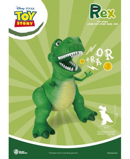 Tirelire TOY STORY REX LARGE VINYL PIGGY BANK Beast Kingdom 90790