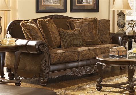 Fresco DuraBlend® Antique Sofa Set | Cincinnati Overstock Warehouse