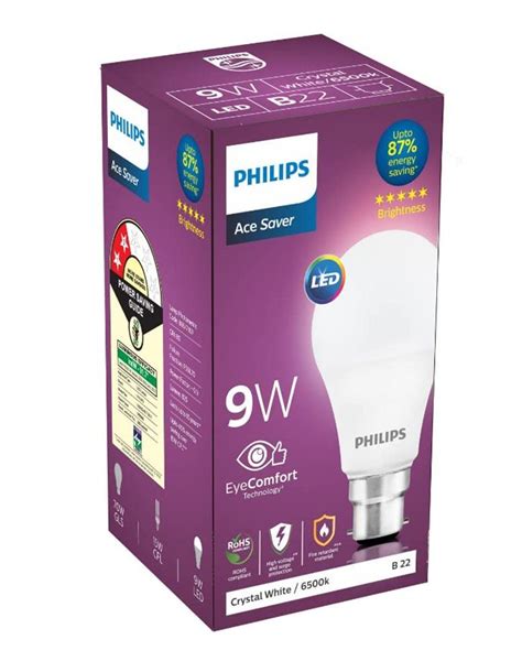 Polycarbonate Philips 9w Led Bulb Cool Daylight At ₹ 90piece In Agartala