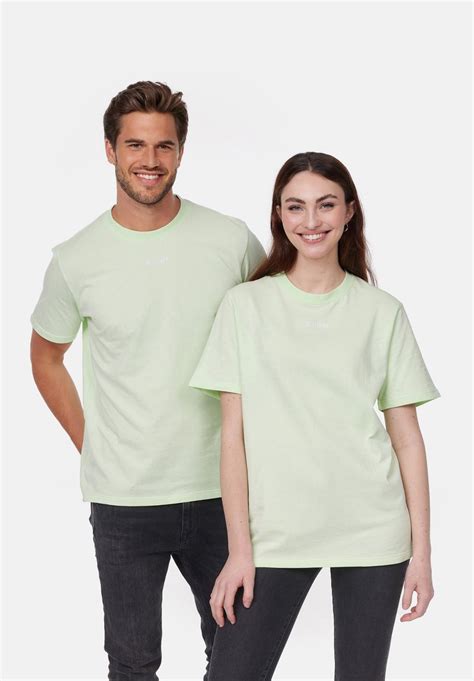 Smiler Laugh T Shirt Basic Grün Groen Zalando Nl