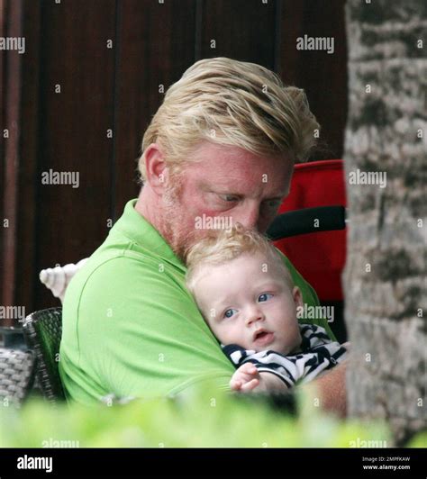 El tenista alemán Boris Becker y su esposa Sharlely Lilly Kerssenberg