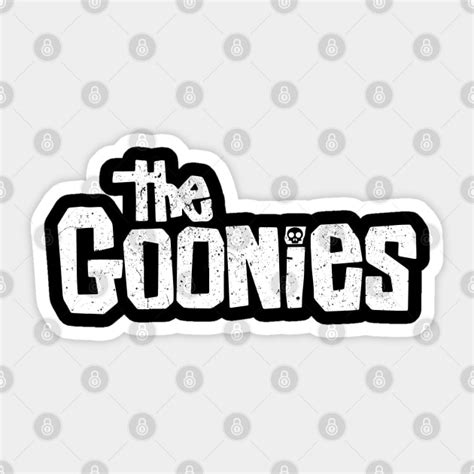 The Goonies Worn Logo - The Goonies - Sticker | TeePublic