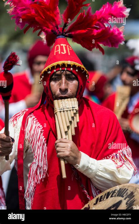 Folkloric Dancers From The Puno Region Peru Stock Photo Alamy