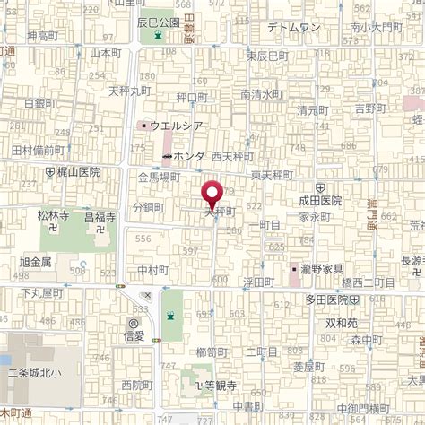 京都府京都市上京区日暮通出水下る西入天秤町 の地図 Mapfan