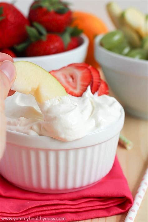 Creamy Citrus Fruit Dip Yummy Healthy Easy