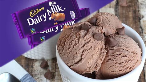 Cadbury Diary Milk Chocolate Ice Cream Home Made Ice Cream Youtube