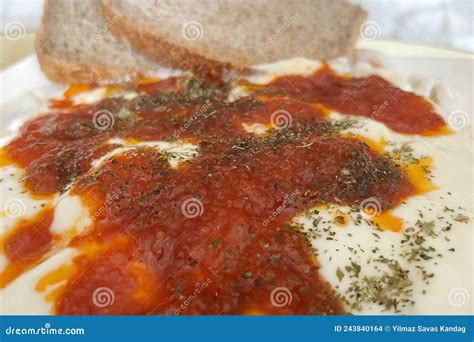 Ready To Eat Traditional Turkish Meal Manti Stock Photo Image Of