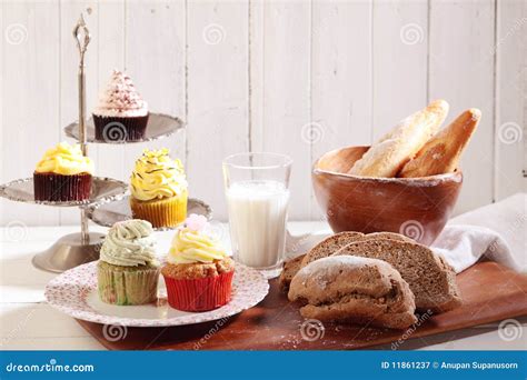 Cakes and breads stock image. Image of milk, flour, color - 11861237