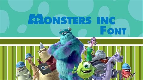 Monsters Inc Font By Fontstudio Lab