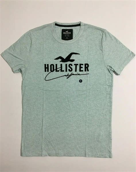 Hollister Men S Applique Graphic T Shirt Crew Neck Logo Tee Size XS S M