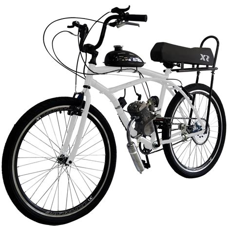 Bicicleta Rocket Branco Motorizada Beach Original Banco Xr Madeiramadeira