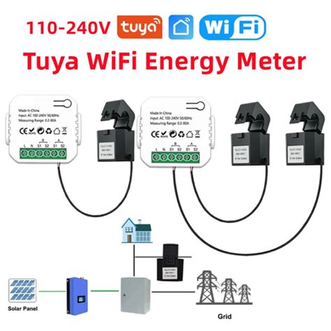 Tuya WiFi Meter Intelligente Elektriciteitsmonitoring