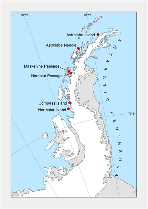 Marine Navigation - Place Names - British Antarctic Territory